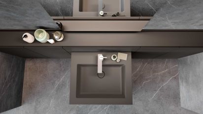 Mobili da Bagno con Maniglia a Gola